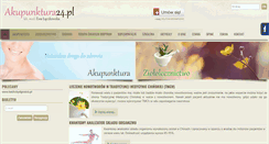 Desktop Screenshot of akupunktura24.pl